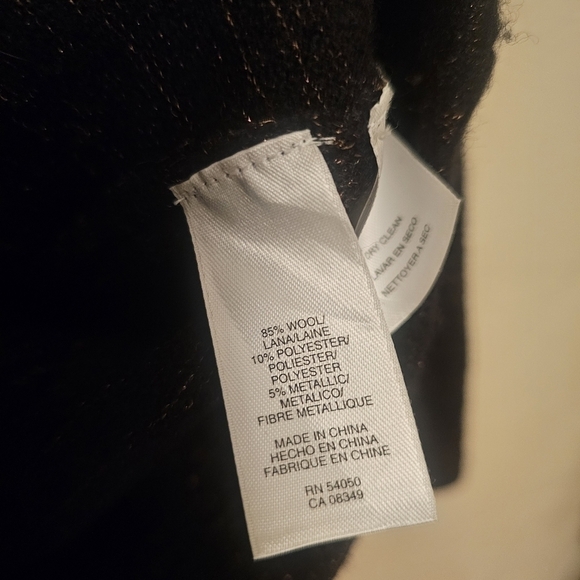 Anne Klein Wool Metalic Thread Blazer - Picture 6 of 9